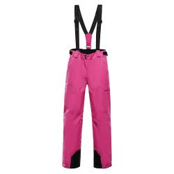 Alpine Pro EDESA 2 dámske ružové lyžiarske nohavice