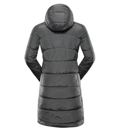 Alpine Pro EDORA dámský hi-therm kabát NEUTRÁLNÍ / ZEMITÁ