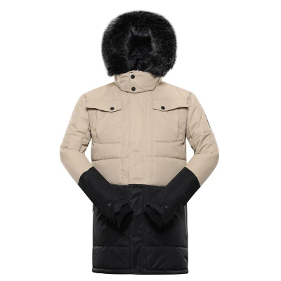Alpine Pro EGYP pánská bunda s membránou ptx NEUTRÁLNÍ / ZEMITÁ Alpine Pro EGYP pánská bunda s membránou ptx NEUTRÁLNÍ / ZEMITÁ