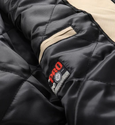 Alpine Pro EGYP pánská bunda s membránou ptx NEUTRÁLNÍ / ZEMITÁ