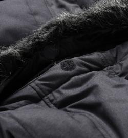 Alpine Pro EGYP pánská šedá bunda s membránou ptx zimní + šátek Kilpi