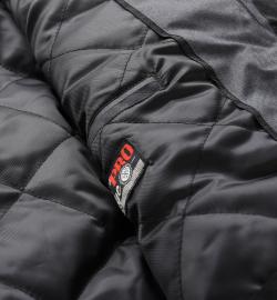 Alpine Pro EGYP pánská šedá bunda s membránou ptx zimní + šátek Kilpi