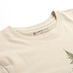 Alpine Pro EKK pánské triko NEUTRÁLNÍ / ZEMITÁ