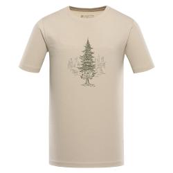 Alpine Pro EKK pánske tričko NEUTRÁLNE / ZEMITÉ