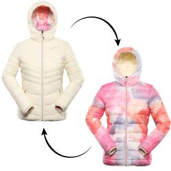 Alpine Pro EROMA dámska béžová obojstranná bunda