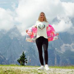 Alpine Pro EROMA dámská béžová oboustranná bunda