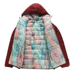 Alpine Pro EROMA dámská červená oboustranná bunda hi-therm zimní