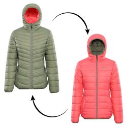 Alpine Pro EROMA dámska zelená obojstranná bunda