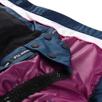 Alpine Pro FEEDRA dámská modrá péřová lyžařská bunda s membránou ptx