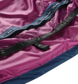 Alpine Pro FEEDRA dámská modrá péřová lyžařská bunda s membránou ptx POUZE L-Lady (širší) (VÝPRODEJ)