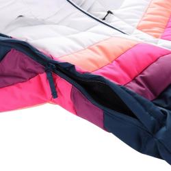 Alpine Pro FEEDRA dámská modrá péřová lyžařská bunda s membránou ptx POUZE L-Lady (širší) (VÝPRODEJ)