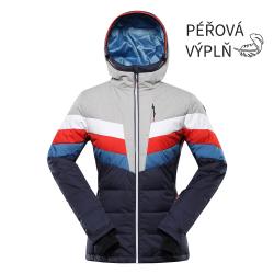 Alpine Pro FEEDRA dámská modrá lyžařská bunda s membránou ptx + šátek Kilpi