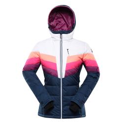 Alpine Pro FEEDRA dámska modrá páperová lyžiarska bunda s membránou ptx Alpine Pro FEEDRA dámska modrá páperová lyžiarska bunda s membránou ptx