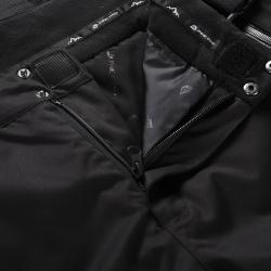 Alpine Pro FELER pánské černé lyžařské kalhoty s membránou ptx