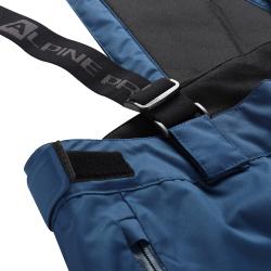 Alpine Pro FELER pánské modré lyžařské kalhoty s membránou ptx