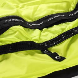 Alpine Pro FERER pánská péřová lyžařská bunda NEUTRÁLNÍ / ZEMITÁ