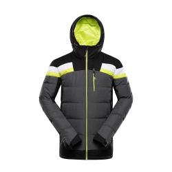 Alpine Pro FERER pánská péřová lyžařská bunda NEUTRÁLNÍ / ZEMITÁ Alpine Pro FERER pánská péřová lyžařská bunda NEUTRÁLNÍ / ZEMITÁ