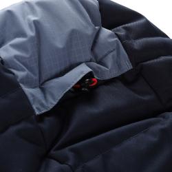 Alpine Pro FERER pánská péřová lyžařská bunda šedá