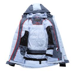 Alpine Pro FERERA 2 dámská modrá péřová lyžařská bunda