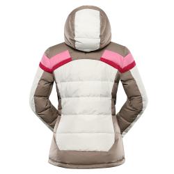 Alpine Pro FERERA dámská béžová péřová lyžařská bunda