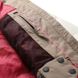 Alpine Pro FERERA dámská béžová péřová lyžařská bunda