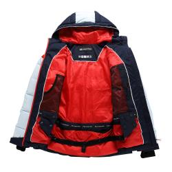 Alpine Pro FERERA dámská modrá péřová lyžařská bunda