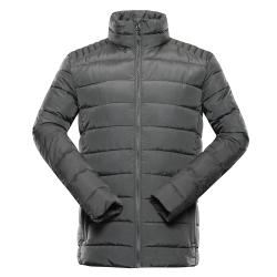Alpine Pro GARAT pánská hi-therm bunda zimní NEUTRÁLNÍ / ZEMITÁ