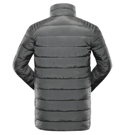 Alpine Pro GARAT pánská hi-therm bunda zimní NEUTRÁLNÍ / ZEMITÁ