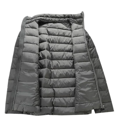 Alpine Pro GARAT pánská hi-therm bunda zimní NEUTRÁLNÍ / ZEMITÁ