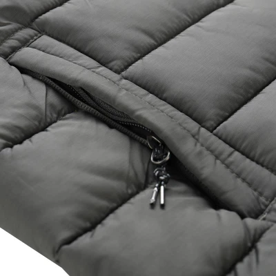 Alpine Pro GARAT pánská hi-therm bunda zimní NEUTRÁLNÍ / ZEMITÁ
