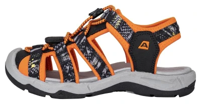 Alpine Pro GASTER KBTX320990 dětské černé sandály Alpine Pro GASTER KBTX320990 dětské černé sandály