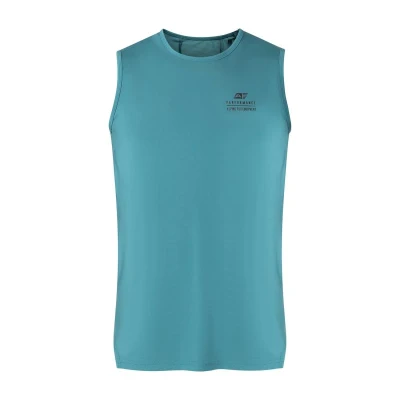 Alpine Pro GELAD 2 pánské zelené rychleschnoucí tílko Alpine Pro GELAD 2 pánské zelené rychleschnoucí tílko