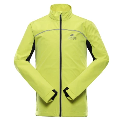 Alpine Pro GEROC pánská zelená softshellová bunda softshell