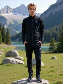 Alpine Pro GOLL 2 černá pánská rychleschnoucí mikina