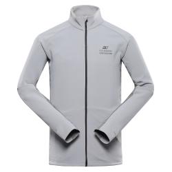 Alpine Pro GOLL 2 šedá pánská rychleschnoucí mikina celozip
