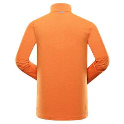 Alpine Pro GOLL pánska oranžová rýchloschnúca mikina