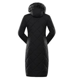 Alpine Pro GOSBERA dámský černý kabát s membránou ptx dlouhý POUZE S-Lady (širší) (VÝPRODEJ)