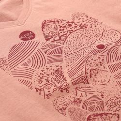 Alpine Pro GREMA 2 dámské funkční triko ORANŽOVÁ / ČERVENÁ