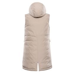 Alpine Pro HARDA 2 dámská vesta NEUTRÁLNÍ / ZEMITÁ