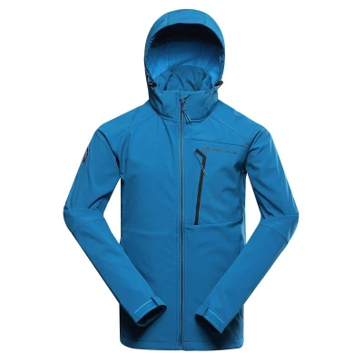 Alpine Pro HOOR modrá pánská softshellová bunda s membránou Alpine Pro HOOR modrá pánská softshellová bunda s membránou