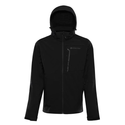 Alpine Pro HOOR pánská softshellová bunda černá Alpine Pro HOOR pánská softshellová bunda černá