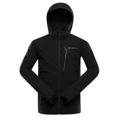 Alpine Pro HOOR pánská černá softshellová bunda