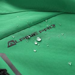 Alpine Pro HOOR pánská zelená softshellová bunda