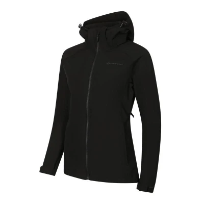 Alpine Pro HOORA dámska čierna softshellová bunda IBA M (VÝPREDAJ)