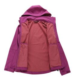 Alpine Pro HOORA dámská růžová softshellová bunda