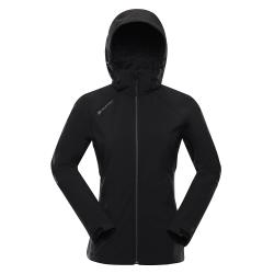 Alpine Pro HOORA dámska čierna softshellová bunda softshell