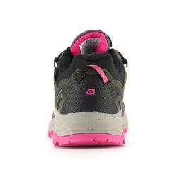 Alpine Pro IBANE 2 šedo-růžová dámská outdoorová obuv s membránou
