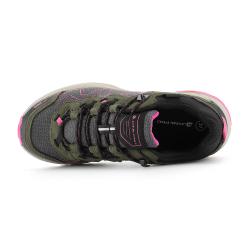 Alpine Pro IBANE 2 šedo-růžová dámská outdoorová obuv s membránou