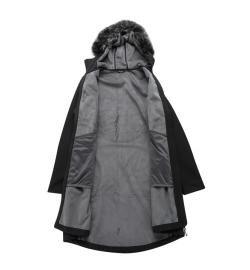 Alpine Pro IBORA dámský černý softshellový kabát
