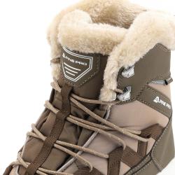 Alpine Pro IKEDA hnědá dámská zimní obuv s membránou ptx